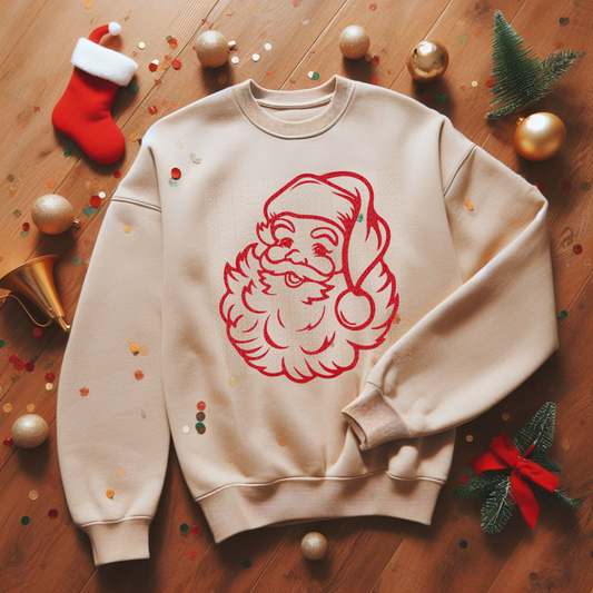 Vintage Santa Crewneck Sweatshirt