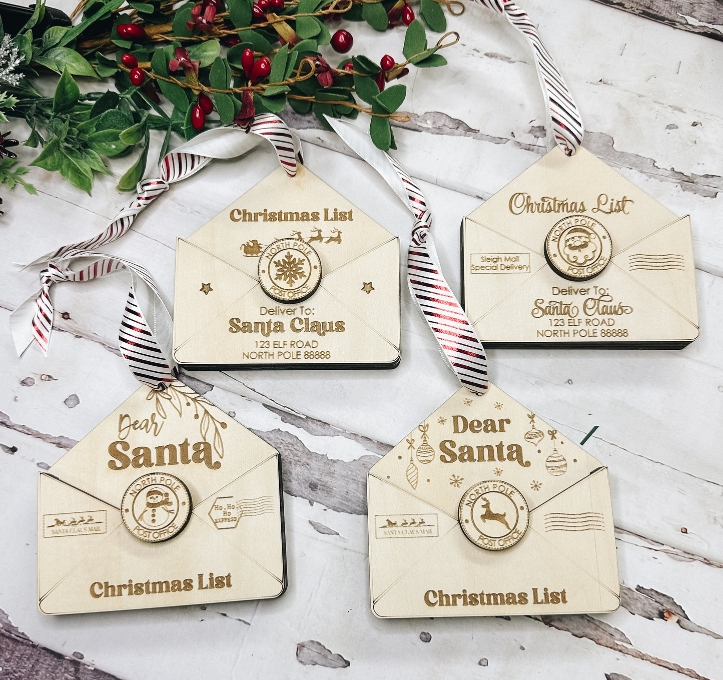 Santa’s Letter Christmas Ornament