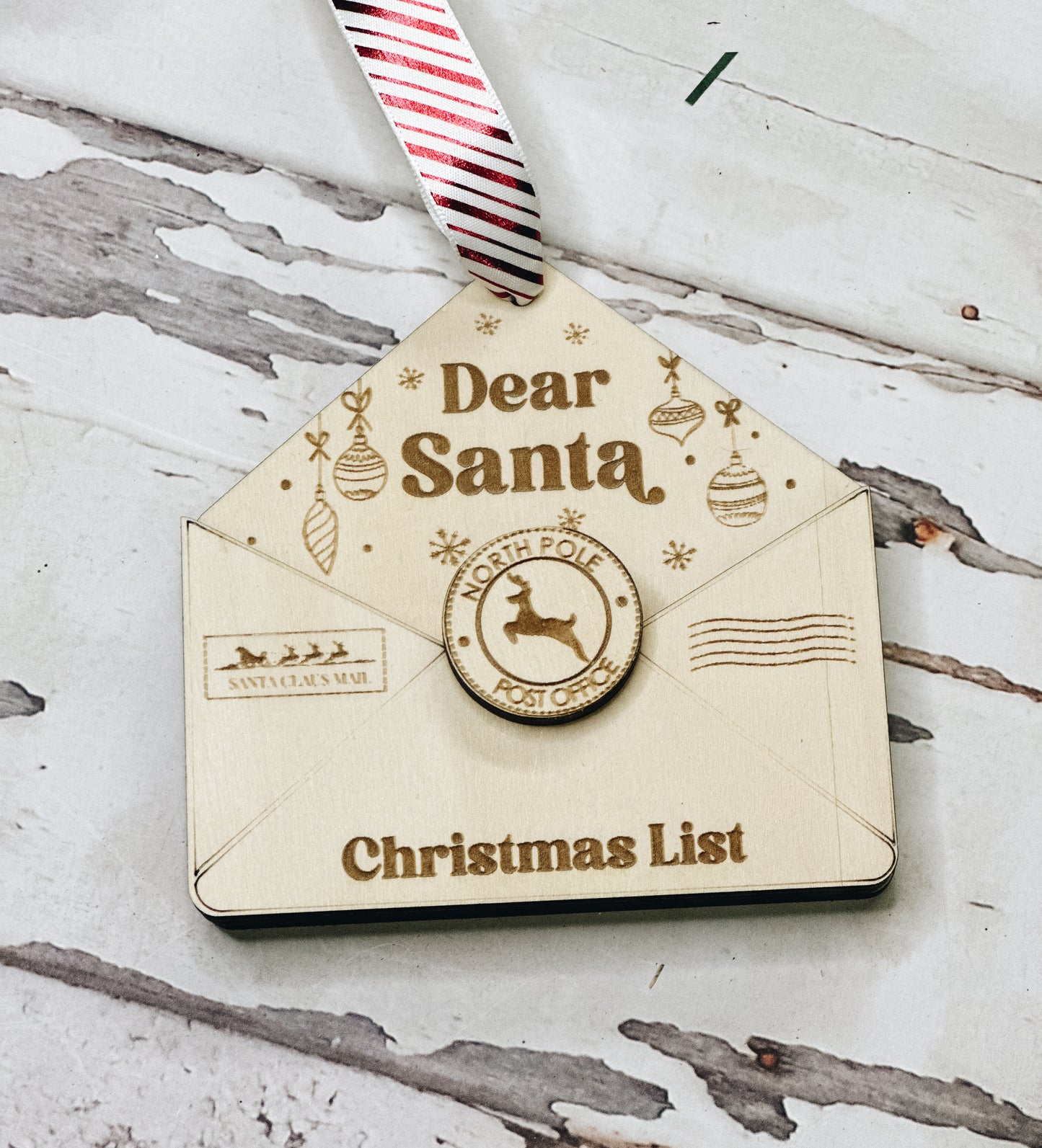 Santa’s Letter Christmas Ornament