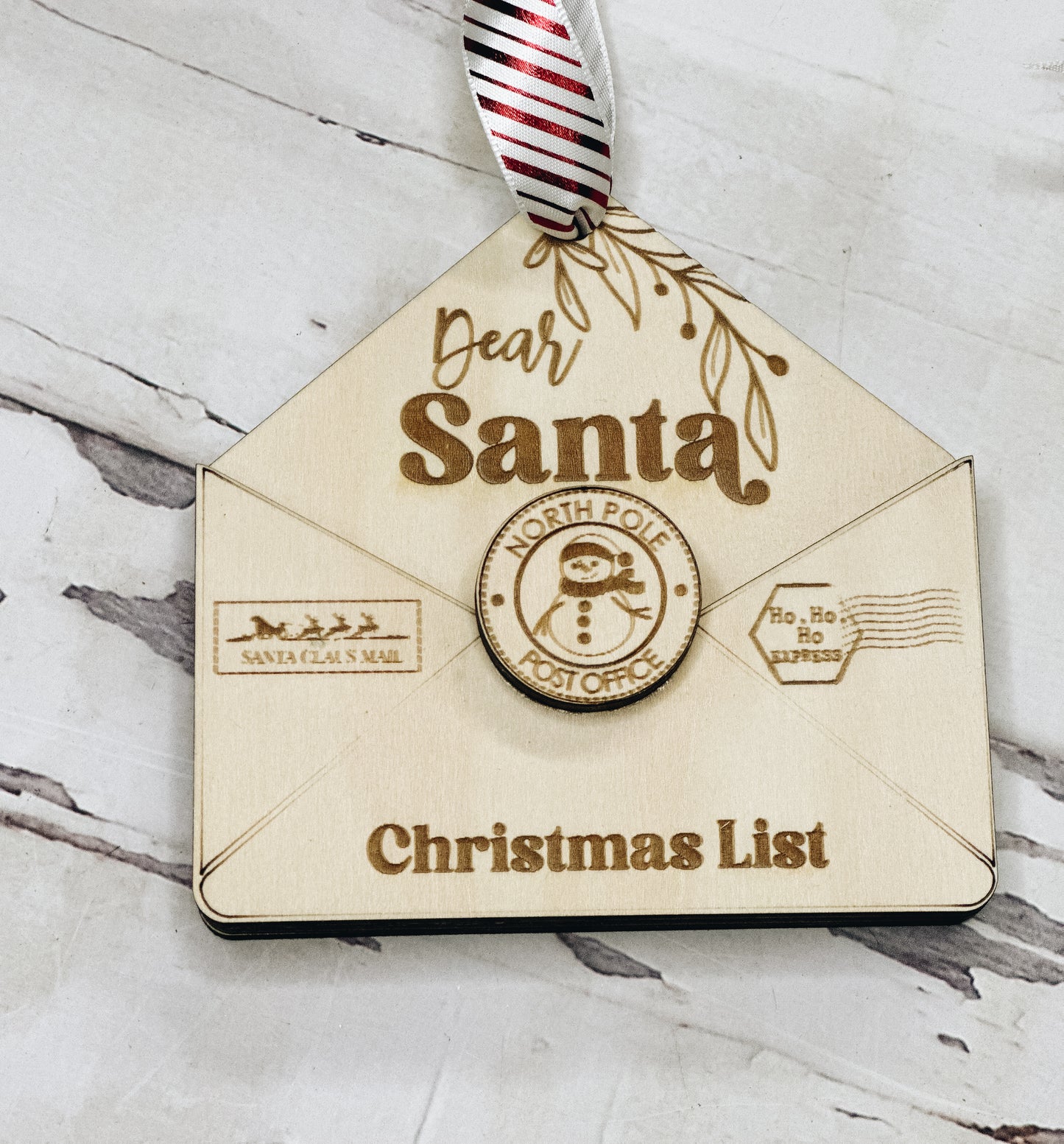 Santa’s Letter Christmas Ornament