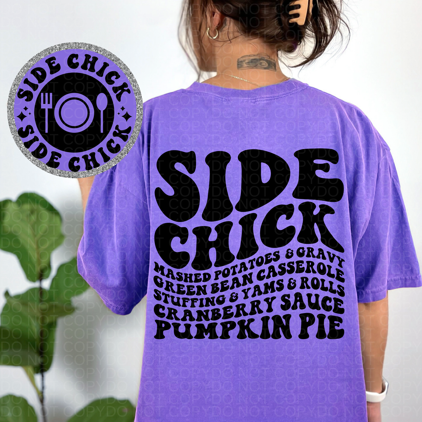 Side Chick Comfort Colors Tee