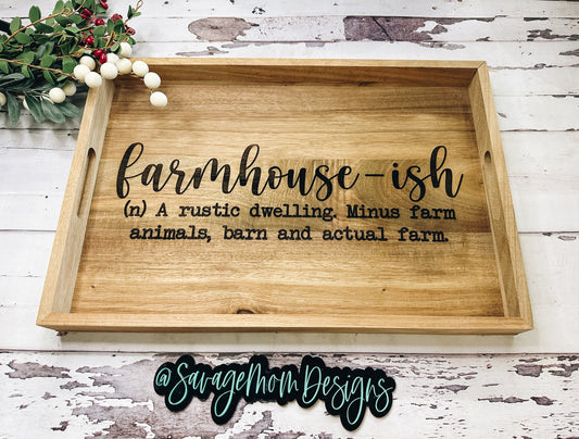 Serving Tray • Farmhouse Decor