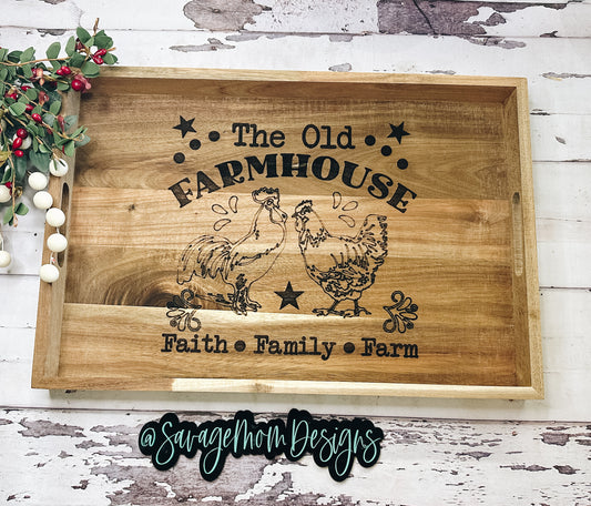 Serving Tray • Farmhouse Decor