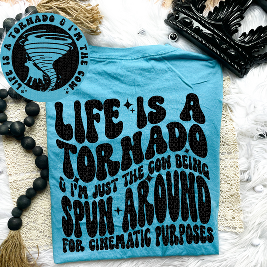 Life is a Tornado Comfort Colors Tee