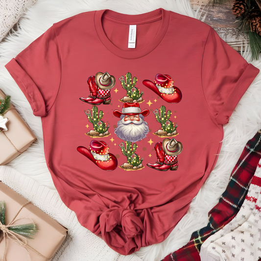 Cowboy Santa Graphic Tee