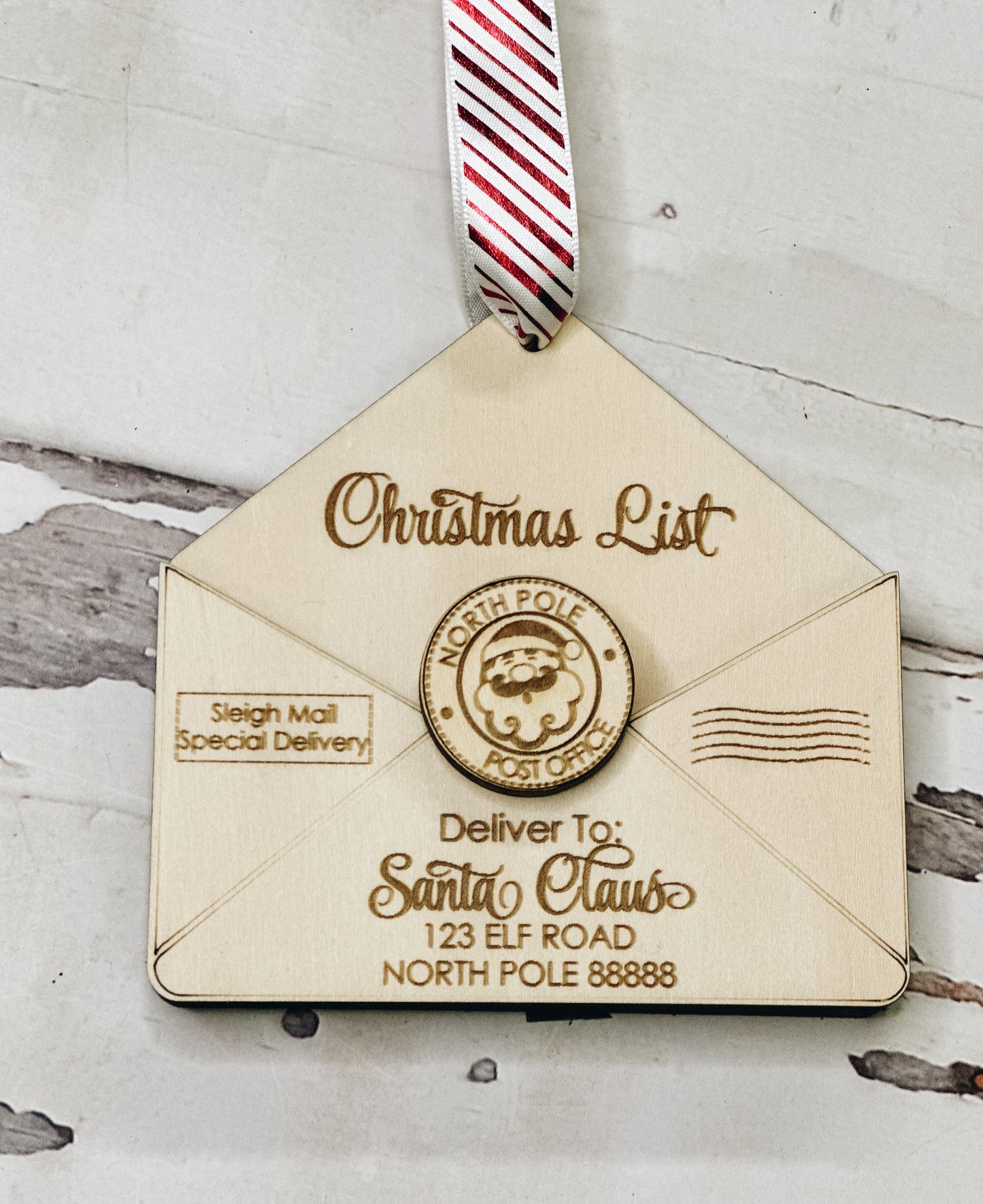 Santa’s Letter Christmas Ornament