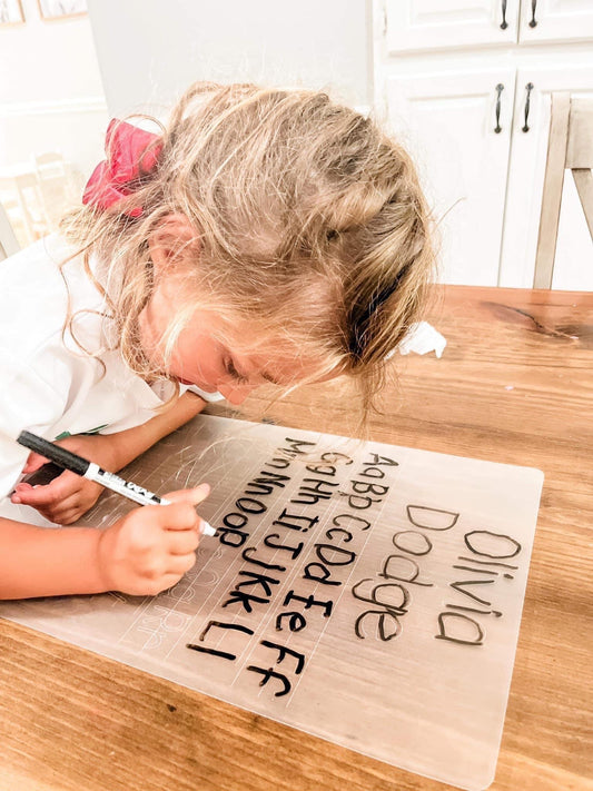 Dry Erase Tracing Board for Preschoolers 💗