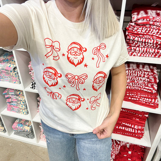 Santa Bows *MARKET SPECIAL* Graphic Tee