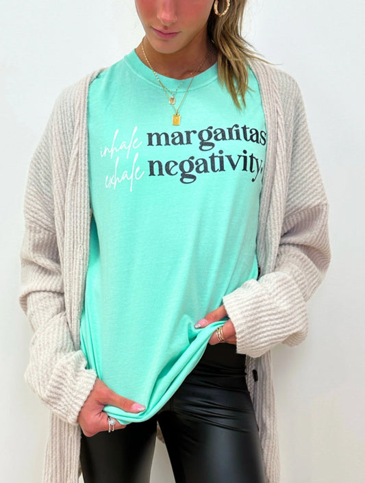 PACK- Inhale Margs, Exhale Negativity (glitter ink)