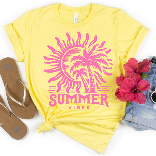 Summer Vibes Soft Graphic Tee