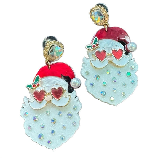 Envy Stylz Boutique Women - Accessories - Earrings Red Cool Christmas Santa Stud Earrings