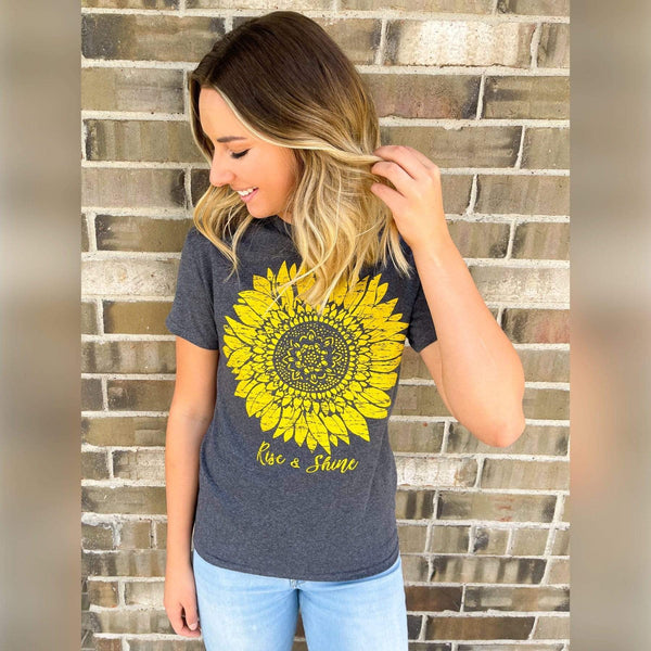 Spring - Sunflower Aesthetic All Over Graphic Tee by By Brije