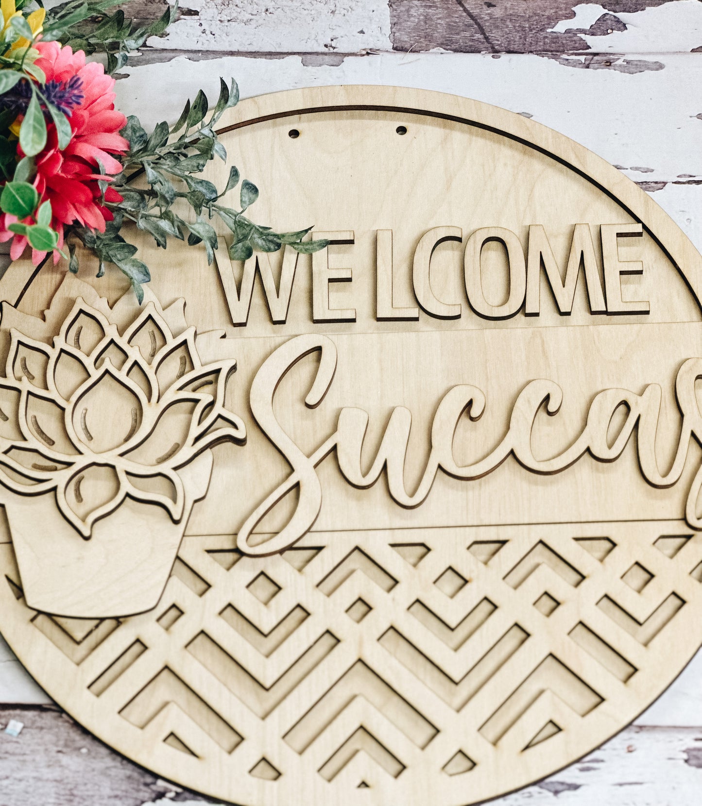 Welcome Succas Door Hanger - DIY Kit