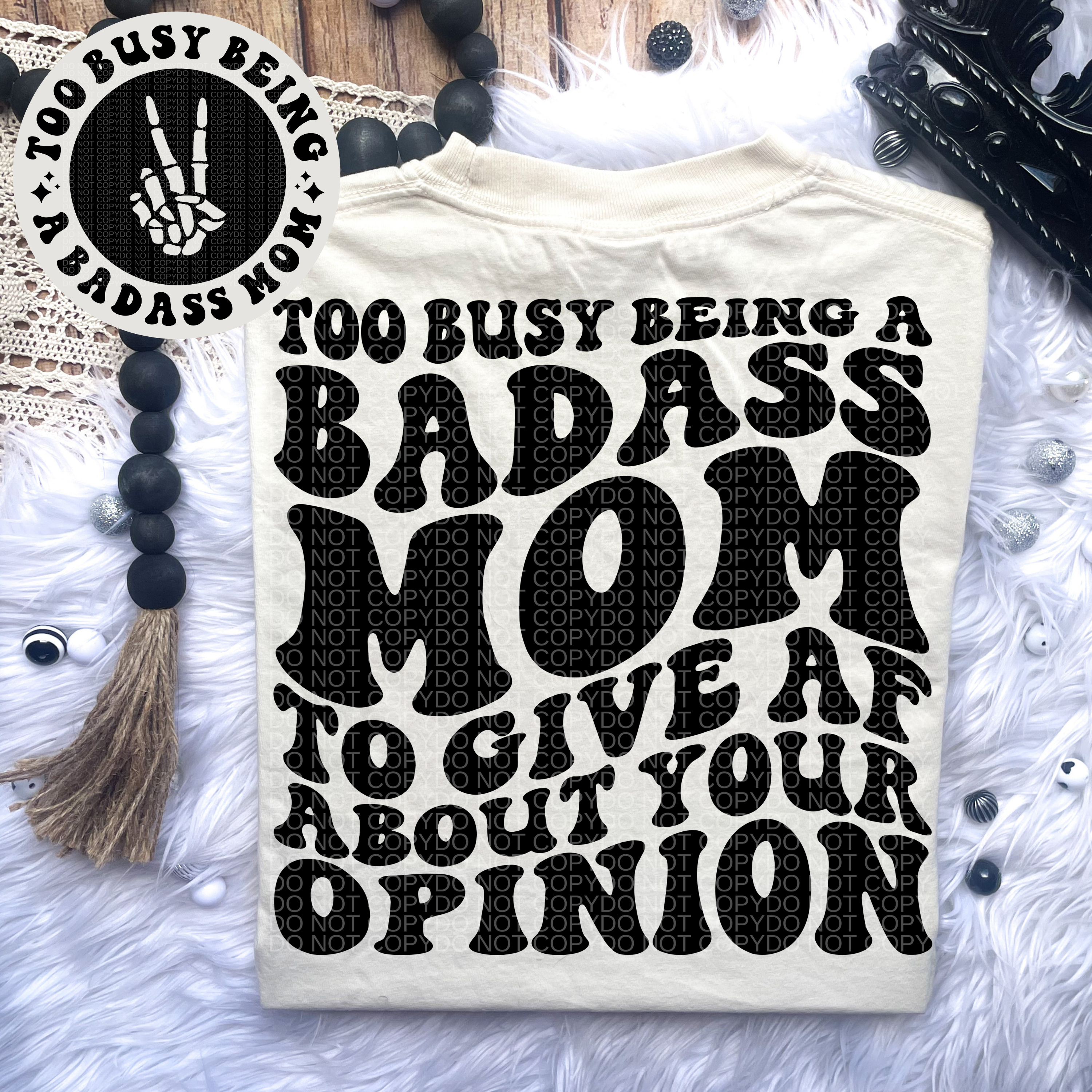 Too Busy Being a Badass Mom Shirt Cool Mom Shirt 90s Aesthetic 