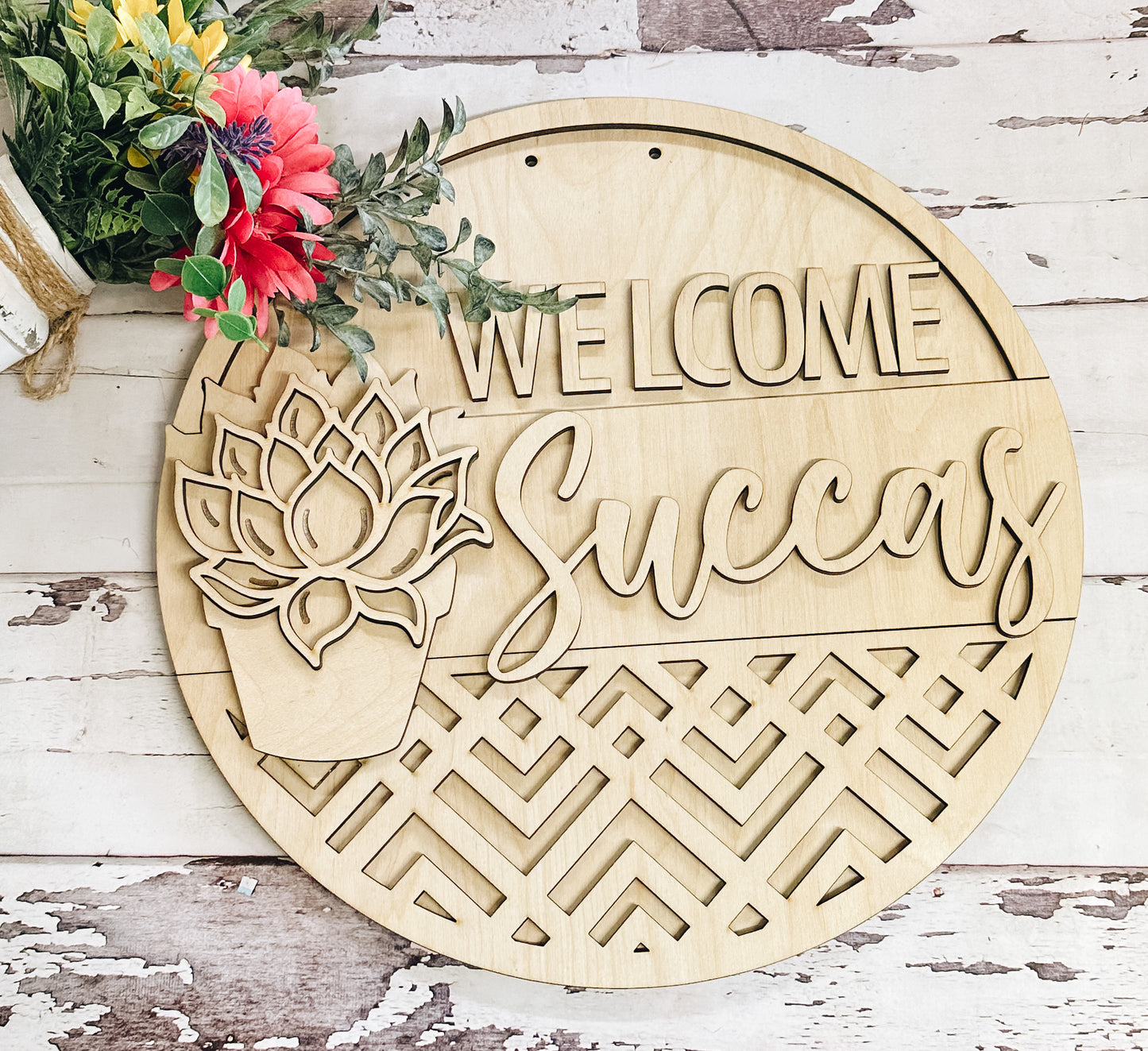 Welcome Succas Door Hanger - DIY Kit