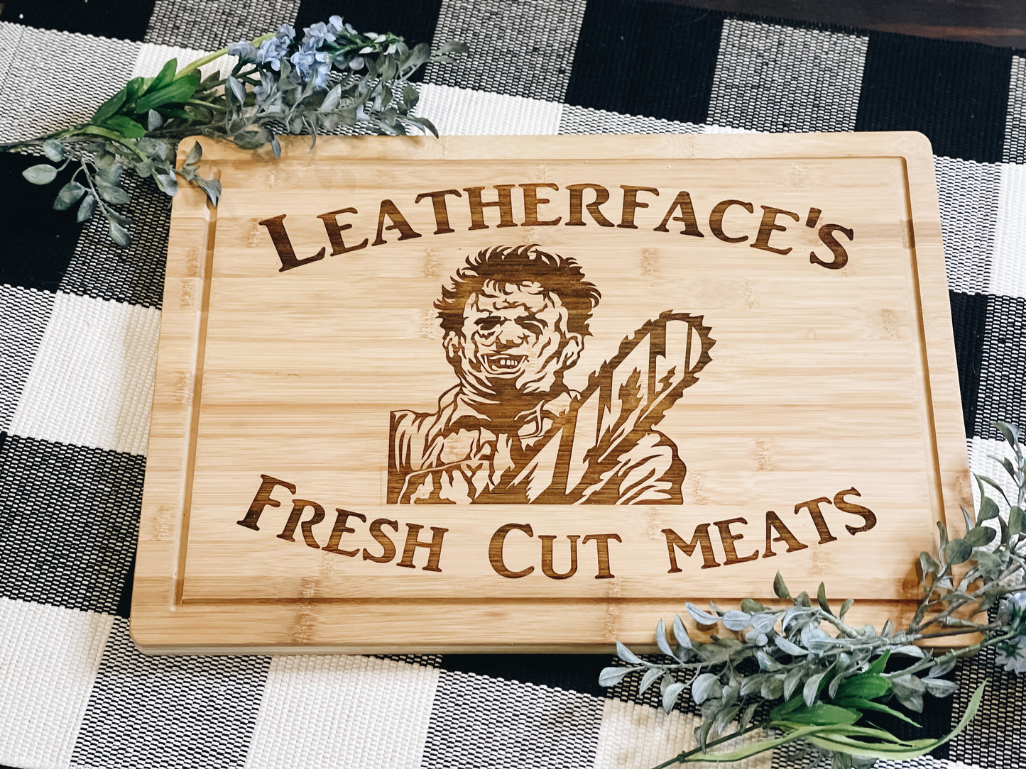 Leatherface Cutting Board • Charcuterie Board