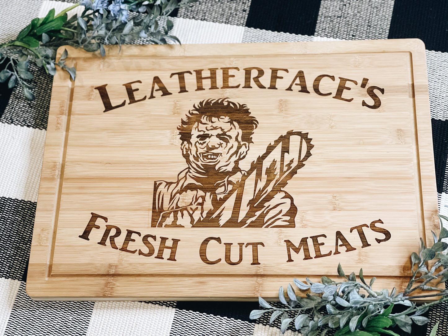 Leatherface Cutting Board • Charcuterie Board