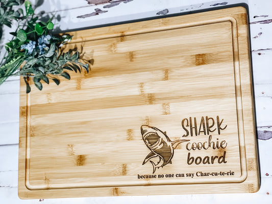 Shark Coochie Serving Board • Charcuterie Board