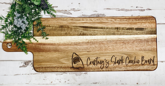 Personalized Cutting Board • Shark Coochie • Charcuterie Board