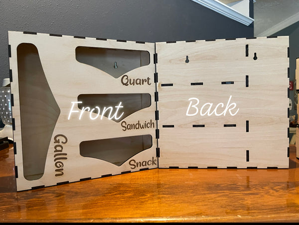 Ziplock Bag Organizer - Plastic Bag Organizer – Savage Mom Designs