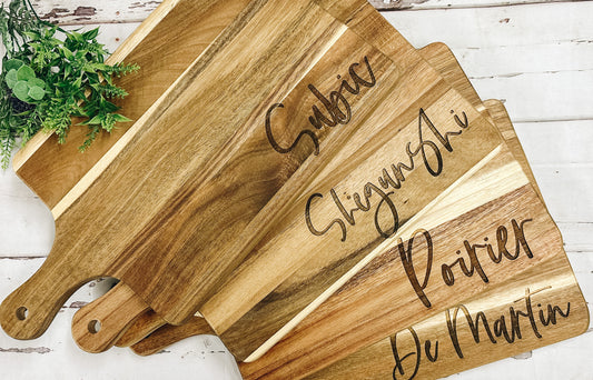 Personalized Serving Board • Charcuterie Board