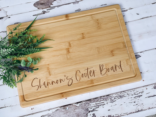 Personalized Cooter Board Serving Board • Charcuterie Board