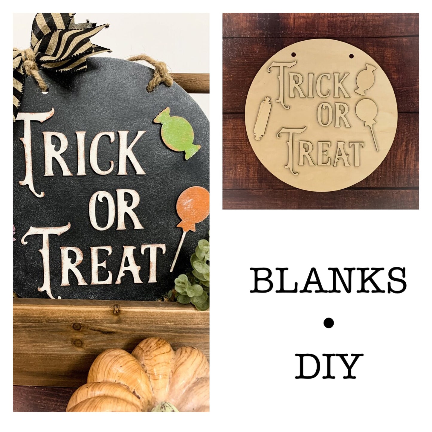 Trick or Treat • Halloween Door Hanger • Halloween Craft Kit